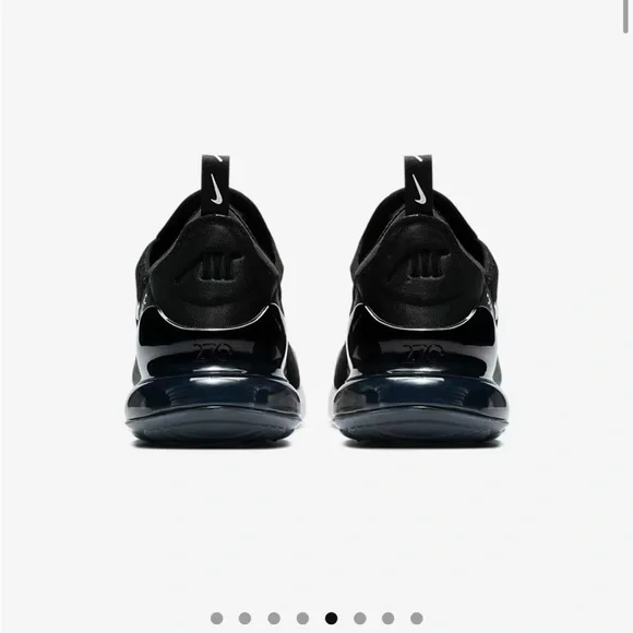 Nike Air Max 270 Black and White Sneakers - Picture 2 of 12